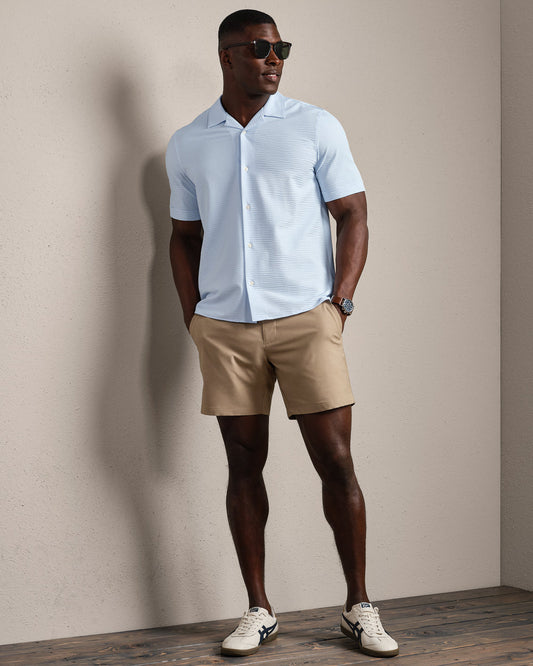Commuter® Seersucker Camp Collar Shirt - Classic - US 4780