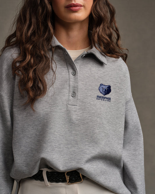 Memphis Grizzlies NBA DreamGlow® Polo Sweatshirt - US 7998