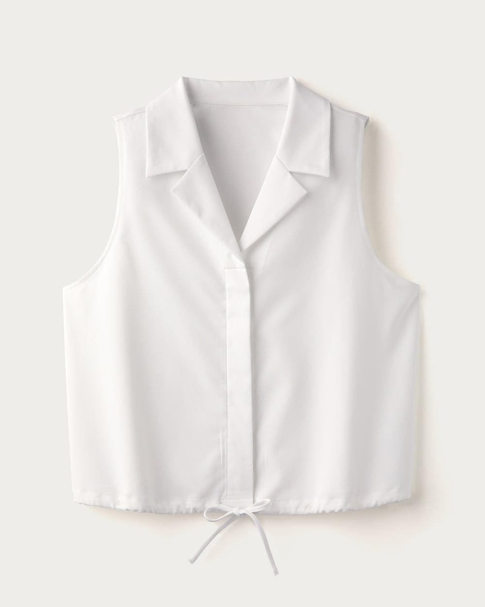 Mirage Sleeveless Notch Collar Blouse - US 6753