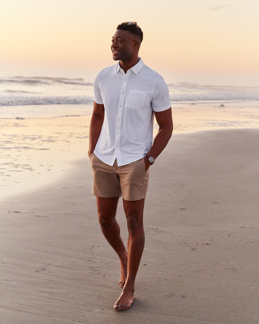 Commuter® Seersucker Short Sleeve Button Down - US 2923