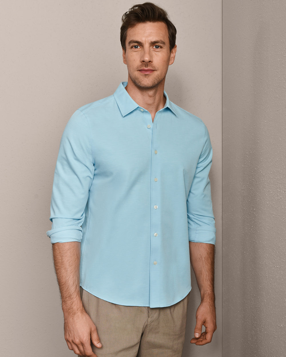 Brezza Linen-Blend Shirt - US 9247