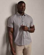 Brezza Linen-Blend Short Sleeve Shirt - US 1424