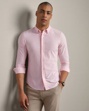 Light Pink Oxford Stripe