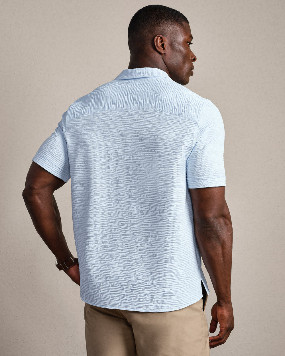 Commuter® Seersucker Camp Collar Shirt - Classic - US 4780