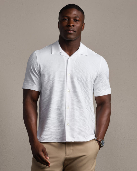 Commuter® Seersucker Camp Collar Shirt - Classic - US 0218