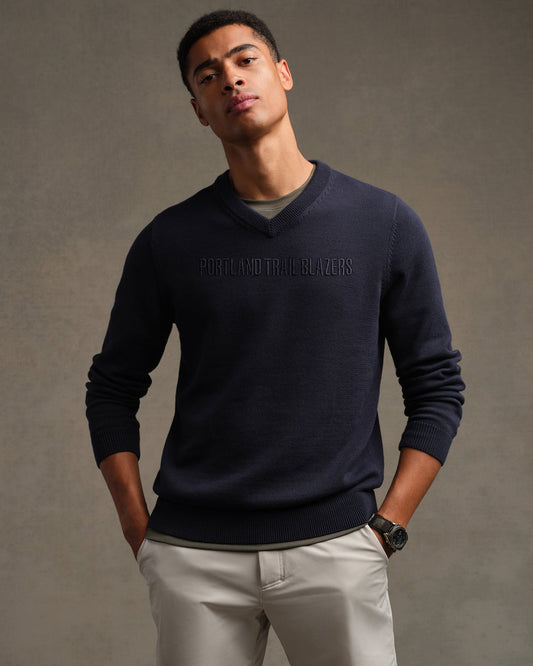 Portland Trail Blazers NBA Commuter® V-Neck Sweater - US 8691