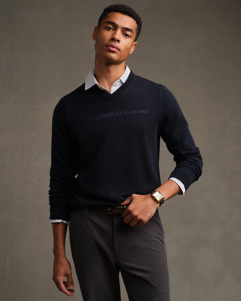 Los Angeles Lakers NBA Commuter® V-Neck Sweater - US 4851