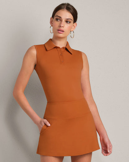 Course to Court Sleeveless Polo - US 3046