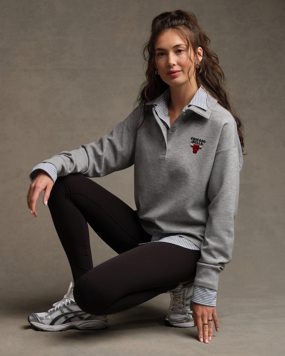 Chicago Bulls NBA DreamGlow® Polo Sweatshirt - US 2810