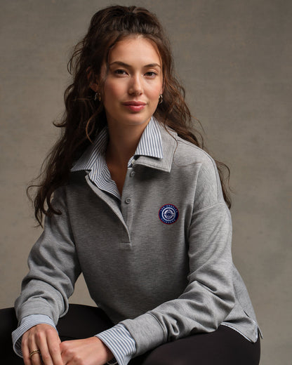 LA Clippers NBA DreamGlow® Polo Sweatshirt - US 8086