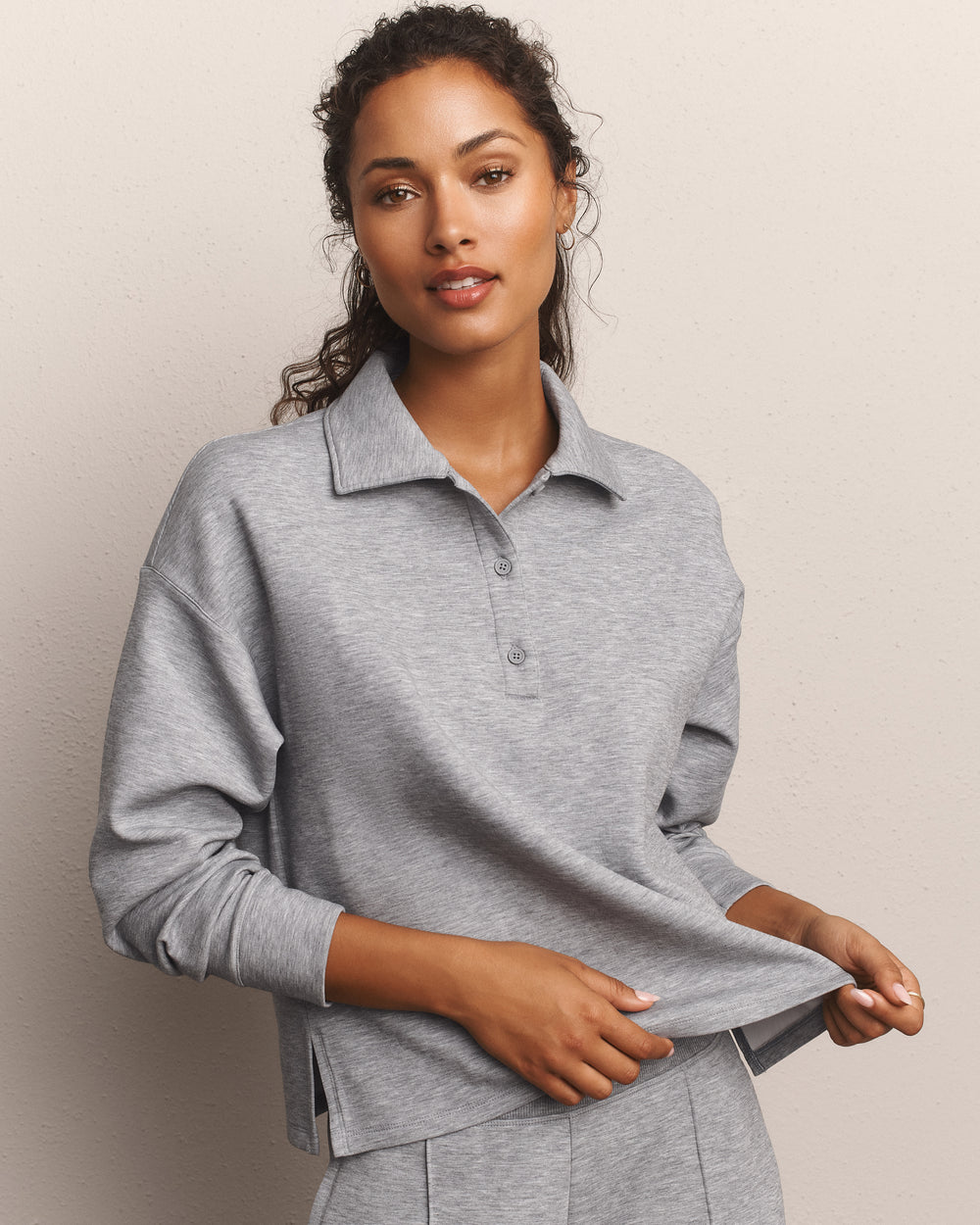 DreamGlow® Polo Sweatshirt - US 3076