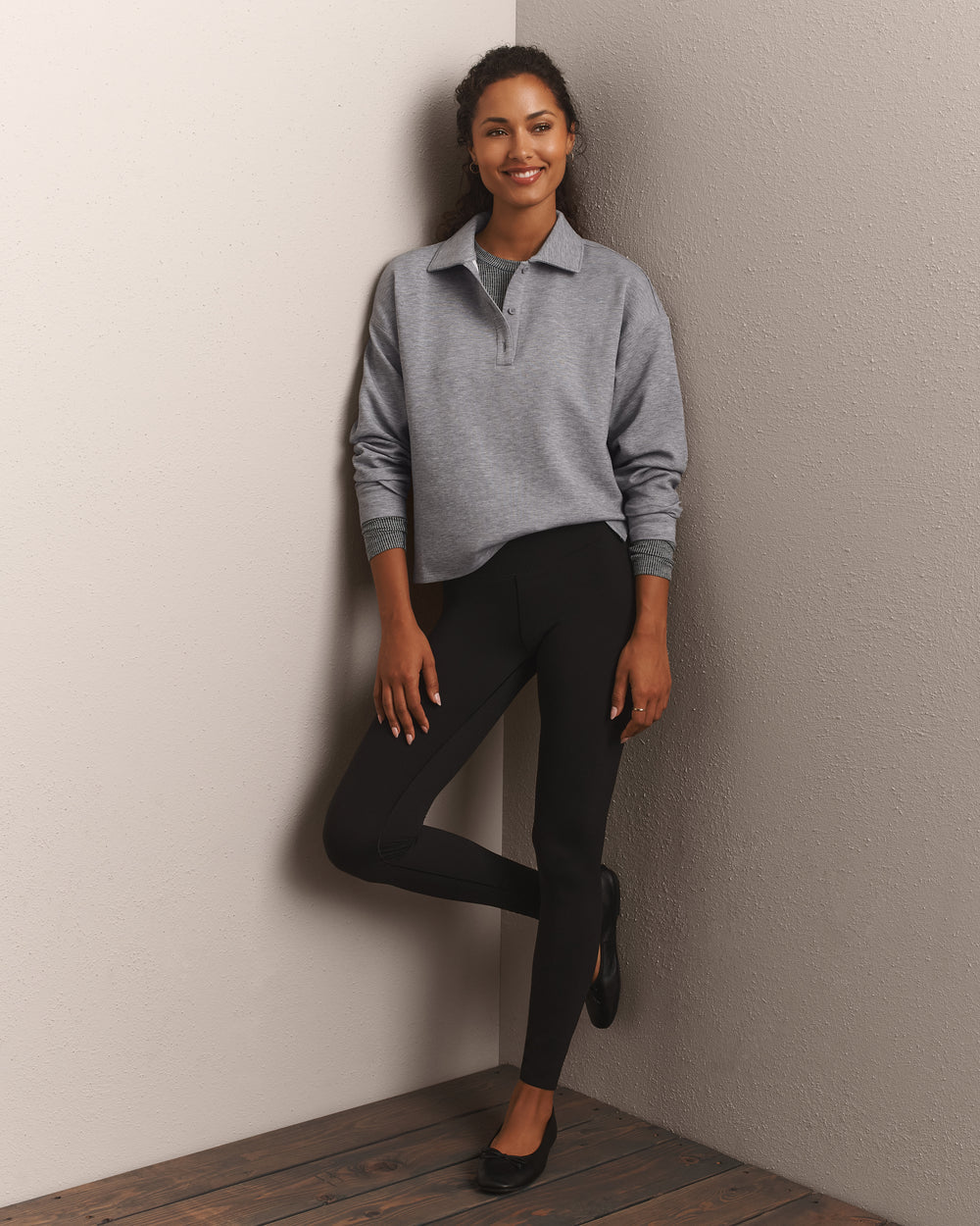 DreamGlow® Polo Sweatshirt - US 3076
