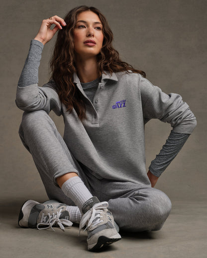 Utah Jazz NBA DreamGlow® Polo Sweatshirt - US 8216