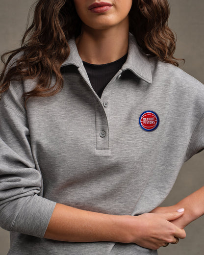 Detroit Pistons NBA DreamGlow® Polo Sweatshirt - US 4385