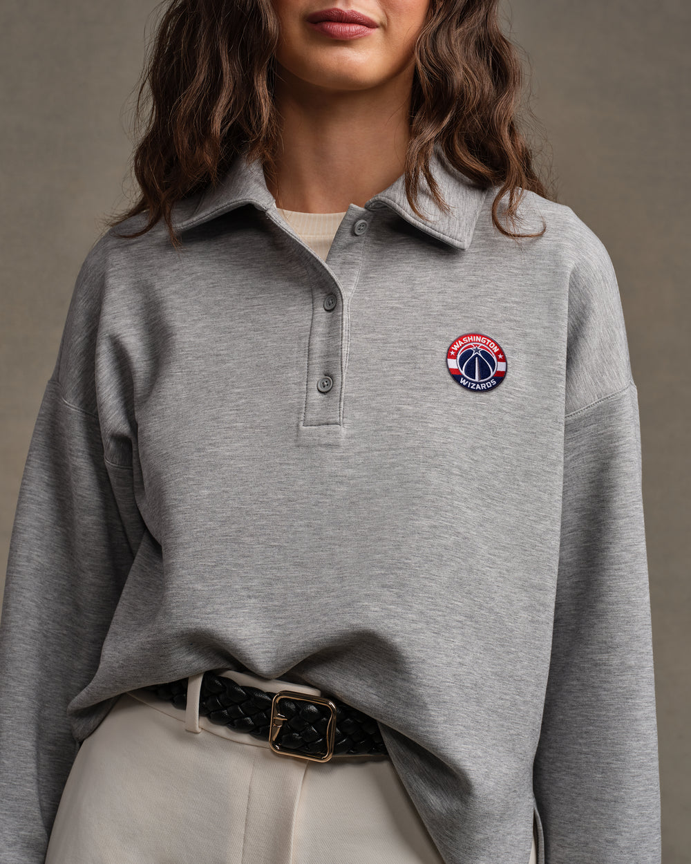 Washington Wizards NBA DreamGlow® Polo Sweatshirt - US 2007