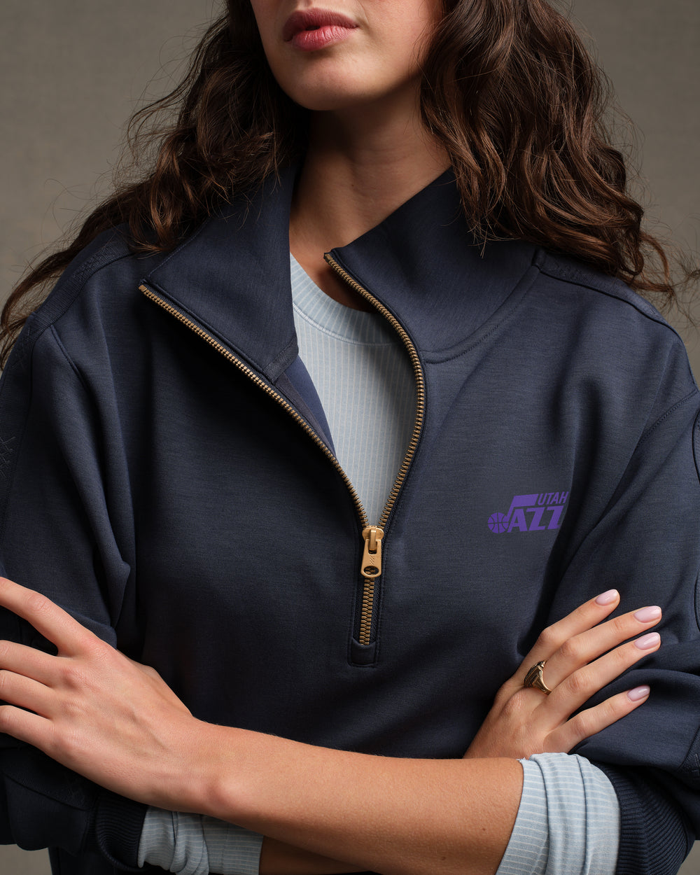 Utah Jazz NBA DreamGlow® Track 1/2 Zip - US 0058