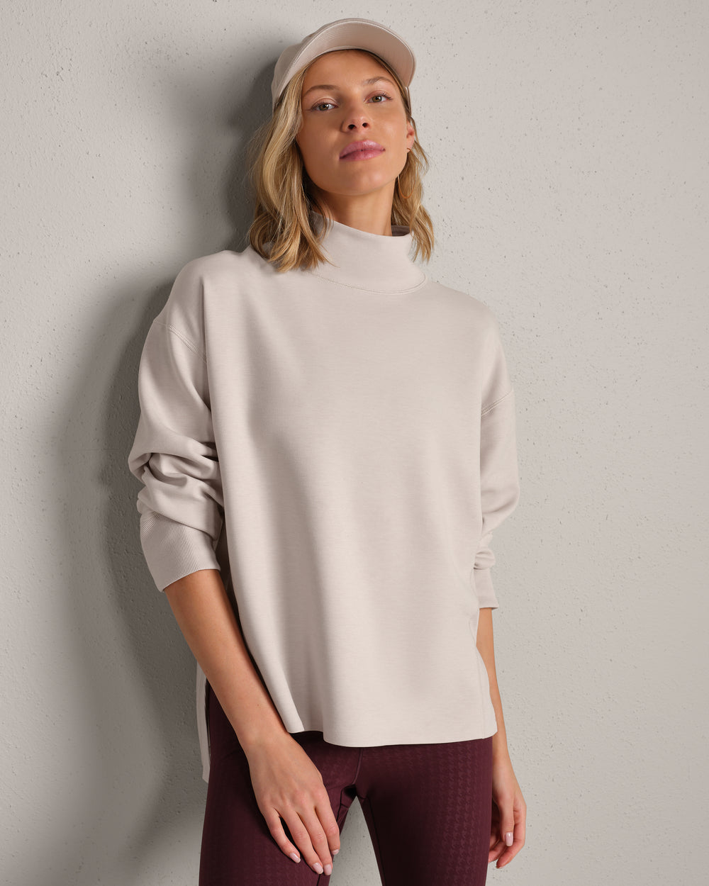DreamGlow® Mock Neck Pullover - US 2739