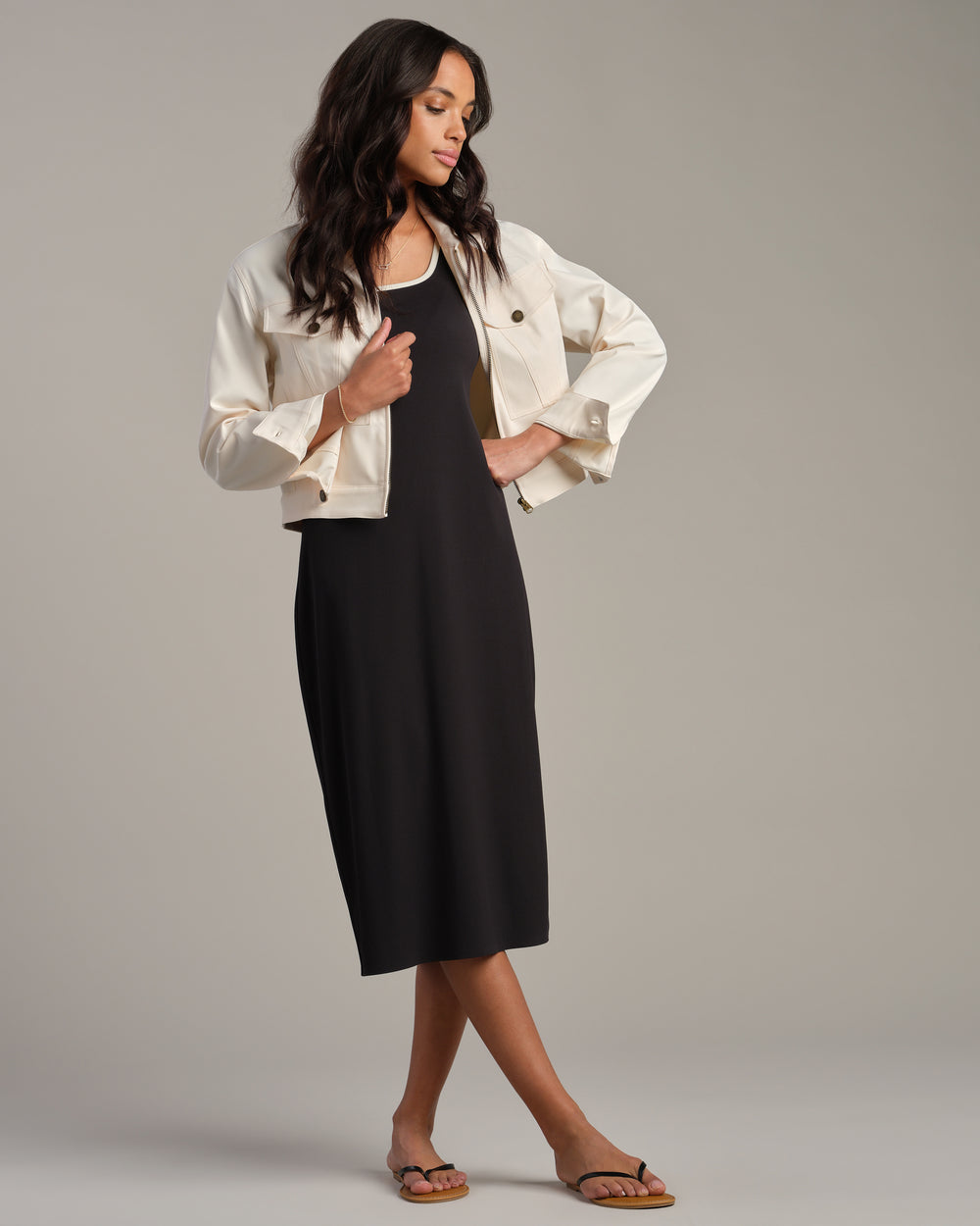 Easy Rib Dress - US 6057