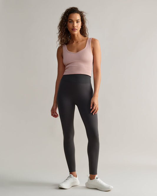 Seamless Embossed Crop Tank - US 6874