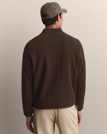 Felted Wool Bomber Jacket - US 1073