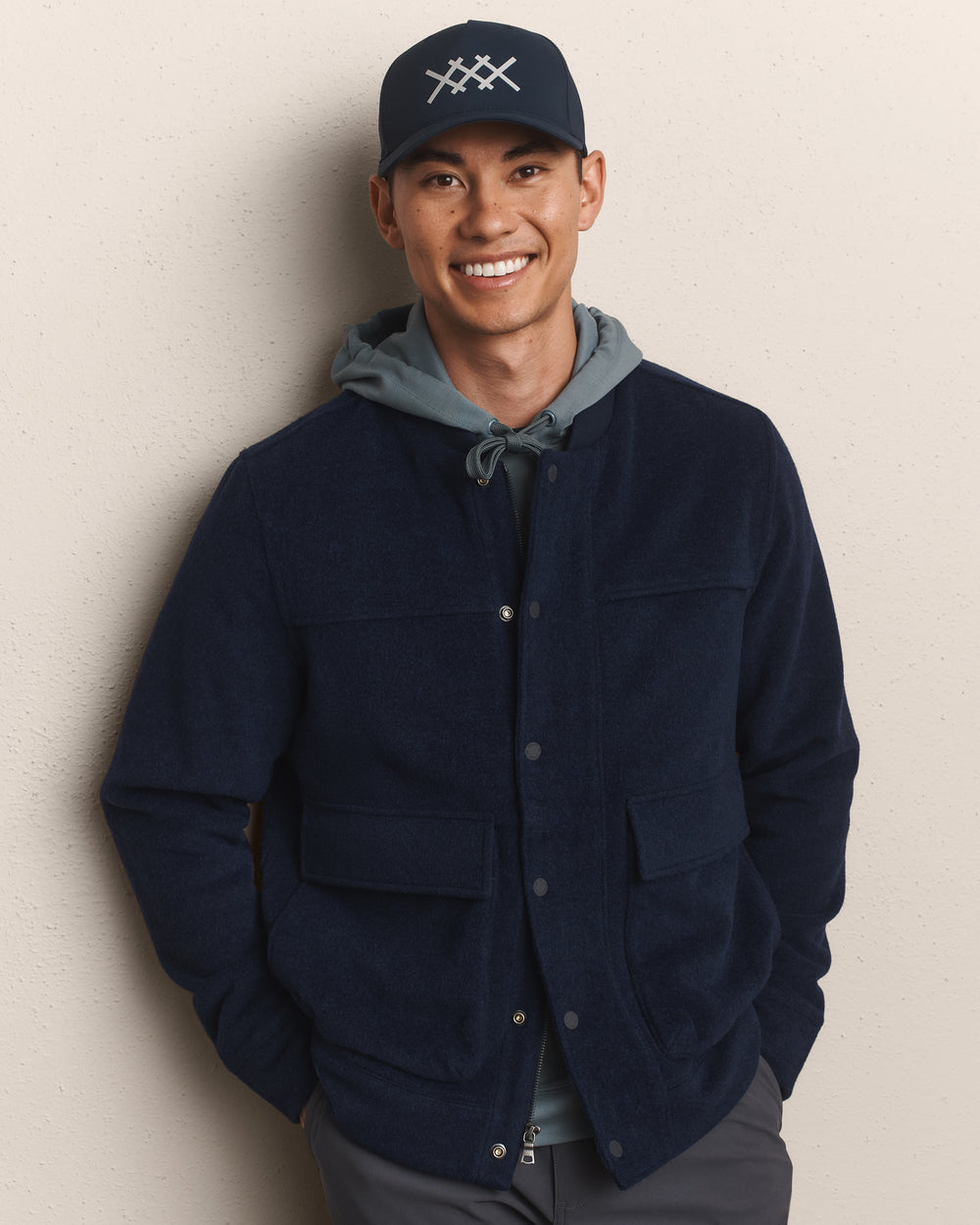 Felted Wool Bomber Jacket - US 1607