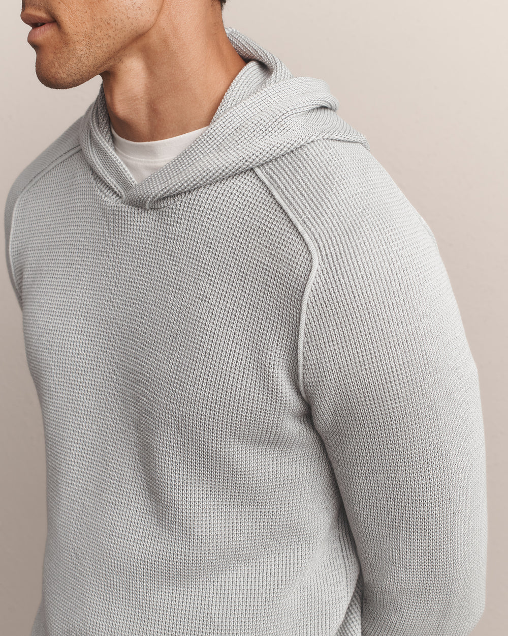 Fine Knit Sweater Hoodie - US 5079