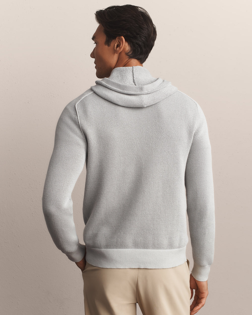 Fine Knit Sweater Hoodie - US 5079
