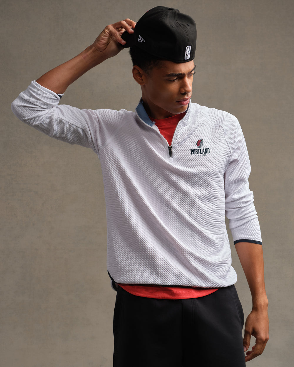 Portland Trail Blazers NBA Founder's Golf 1/4 Zip - US 8901