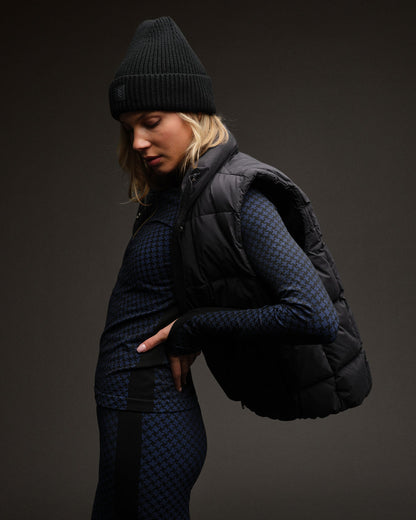 Après Houndstooth Seamless 1/4 Zip - US 4062