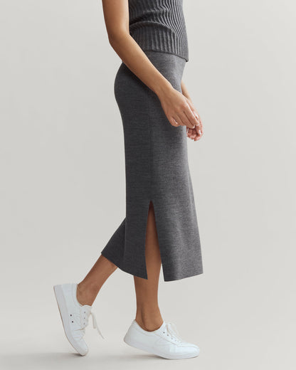 Porto Merino Blend Sweater Skirt - US 9902