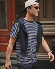 True Navy/Bone Stripe
