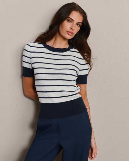 Short Sleeve Sweater - US 7925