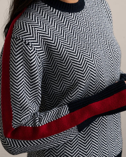 Uptown Herringbone Sweater - US 7664