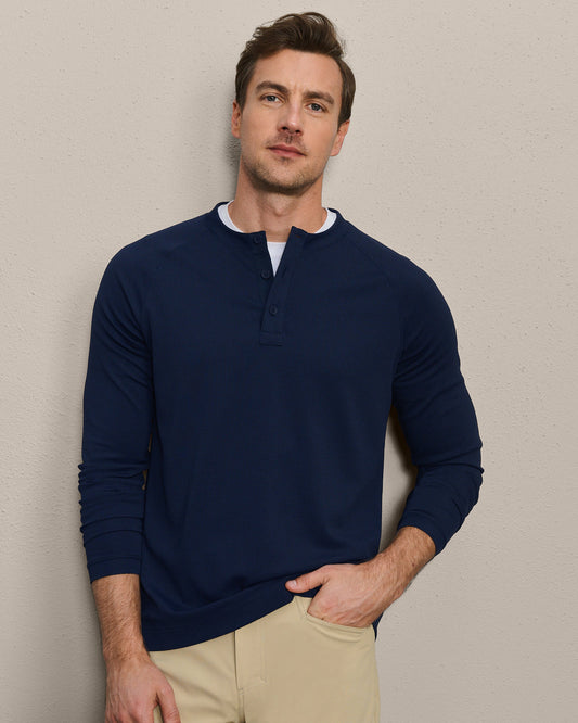 Waffle Tech Henley - US 8500